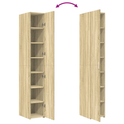 Reol 30X42,5X185 Cm Konstrueret Træ