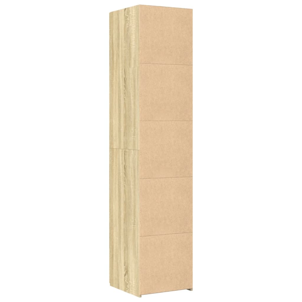 Højskab 40X42,5X185 Cm Konstrueret Træ