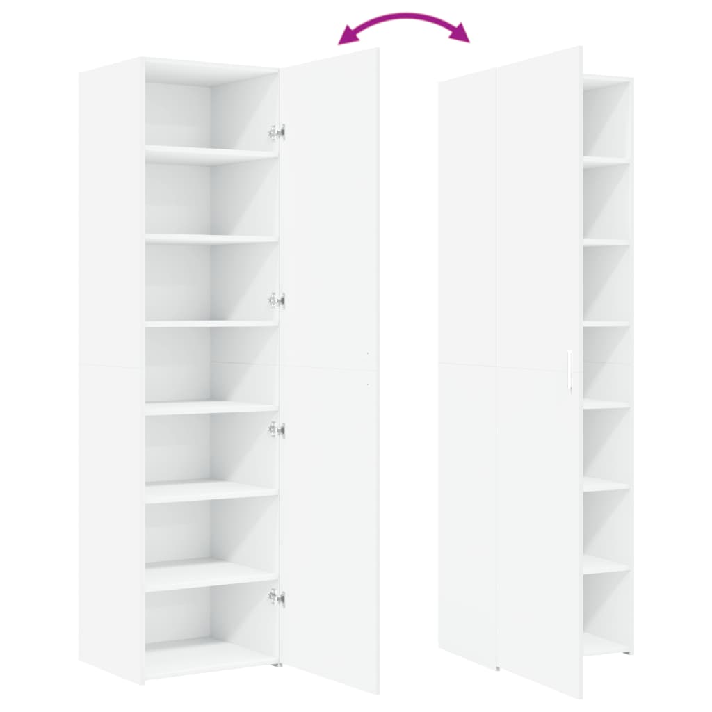 Skab 50X42,5X185 Cm Konstrueret Træ Etræsfarve