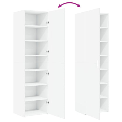 Skab 50X42,5X185 Cm Konstrueret Træ Etræsfarve