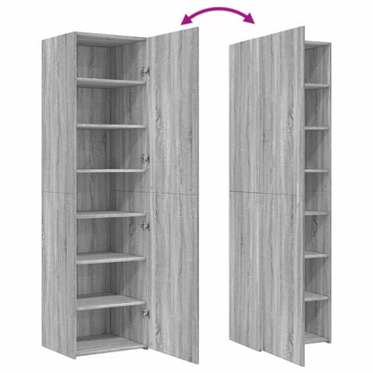 Skab 50X42,5X185 Cm Konstrueret Træ Etræsfarve