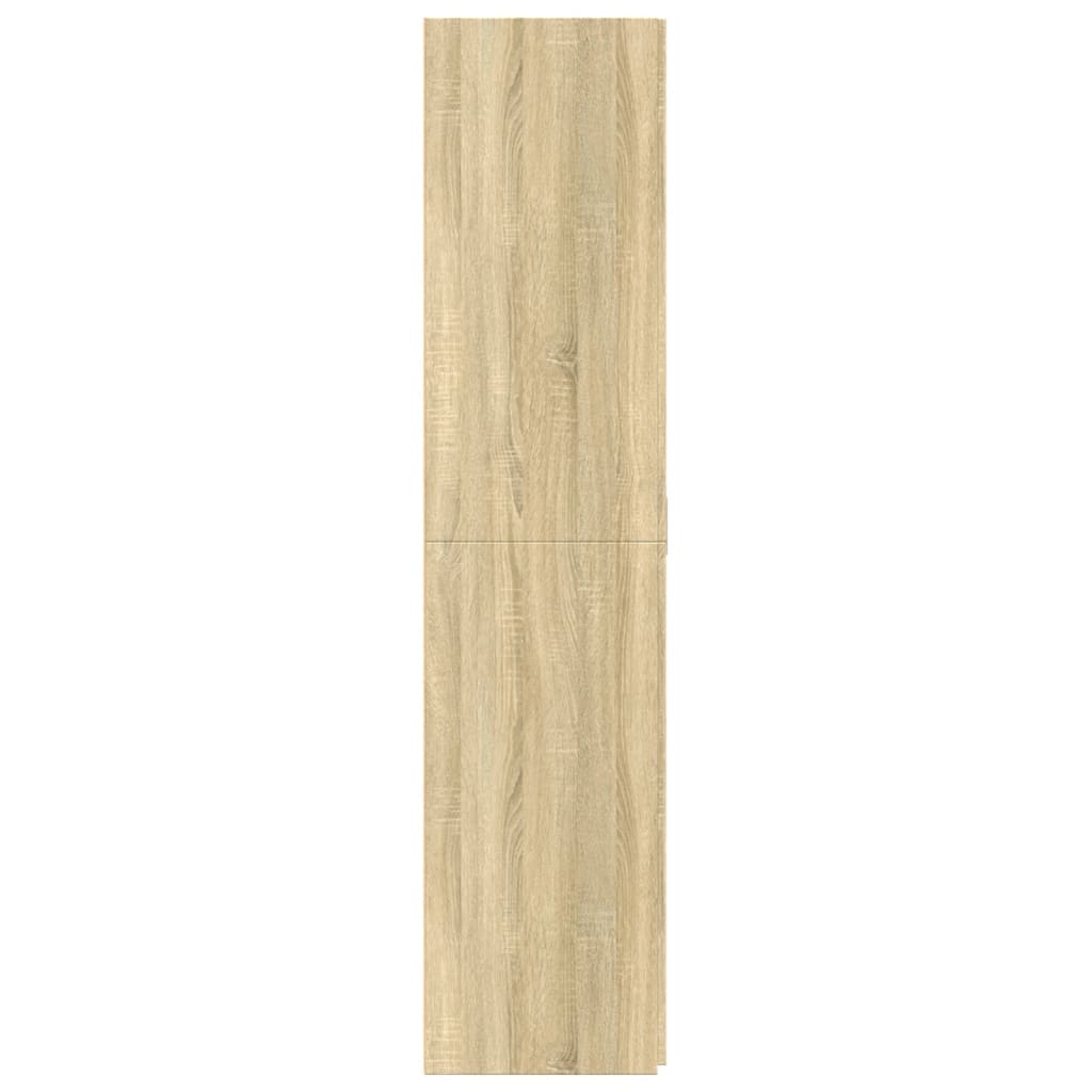 Skab 70X42,5X185 Cm Konstrueret Træ Etræsfarve