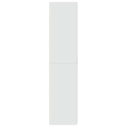 Skab 80X42,5X185 Cm Konstrueret Træ Etræsfarve