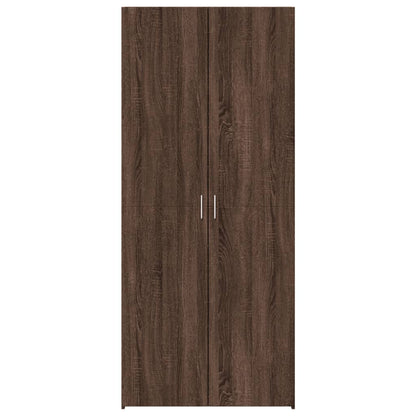 Skab 80X42,5X185 Cm Konstrueret Træ Etræsfarve