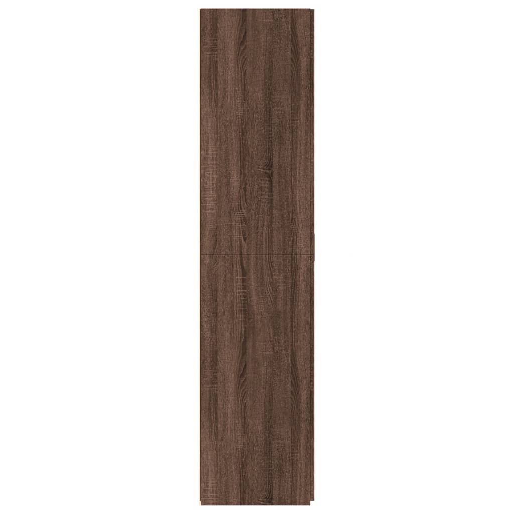 Skab 80X42,5X185 Cm Konstrueret Træ Etræsfarve