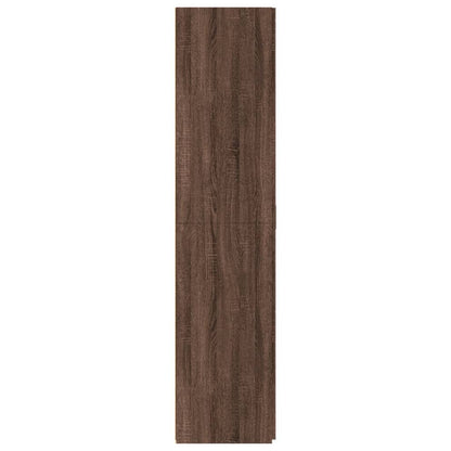 Skab 80X42,5X185 Cm Konstrueret Træ Etræsfarve