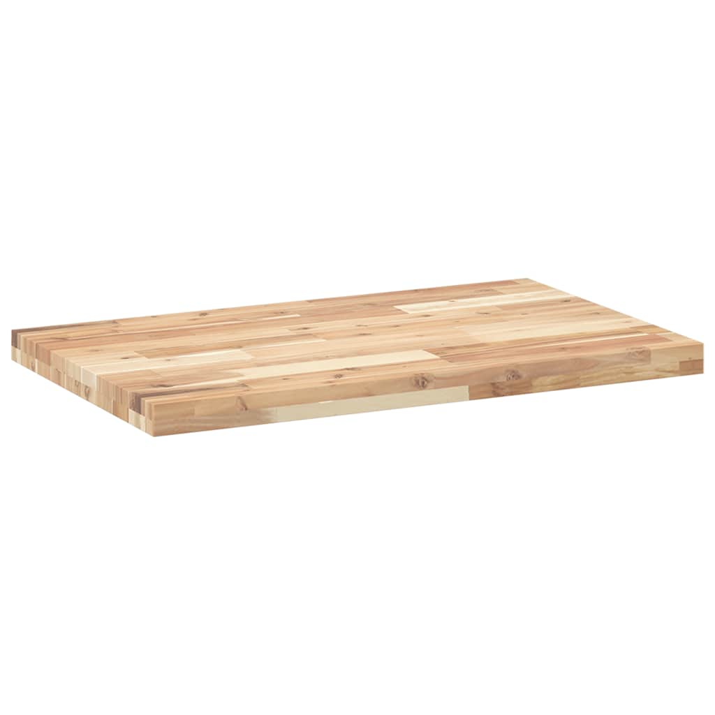 Bordplade 60x50x4 Cm Rektangulær Massivt Akacietræ - Billede 6