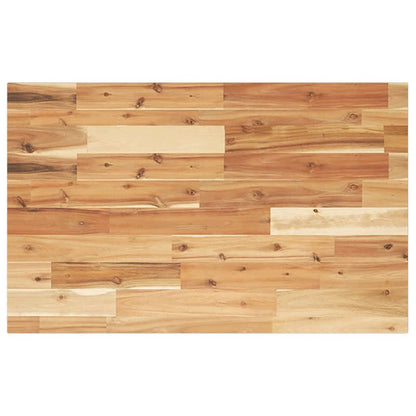 Bordplade 80x50x2 Cm Rektangulær Massivt Akacietræ - Billede 2