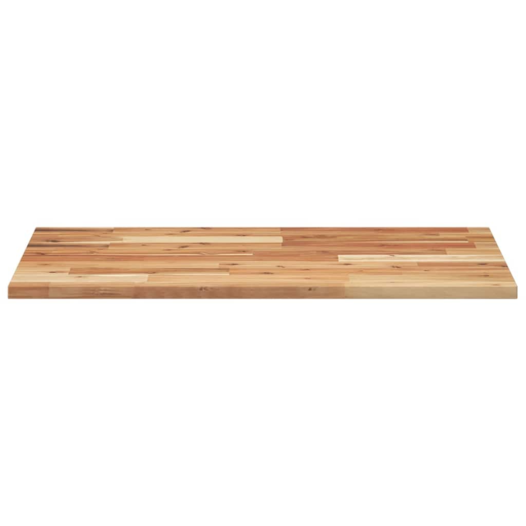 Bordplade 80x50x2 Cm Rektangulær Massivt Akacietræ - Billede 5