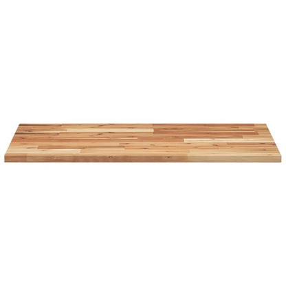 Bordplade 80x50x2 Cm Rektangulær Massivt Akacietræ - Billede 5
