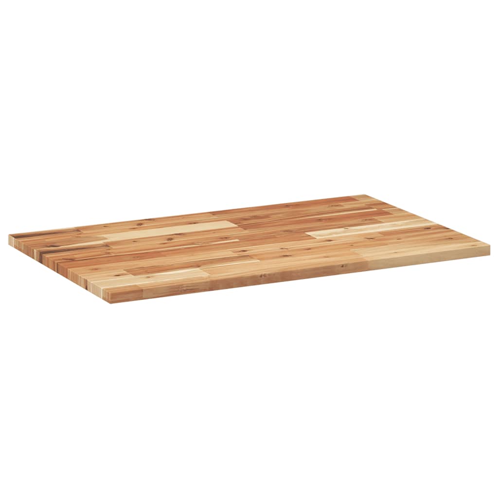 Bordplade 80x50x2 Cm Rektangulær Massivt Akacietræ - Billede 6