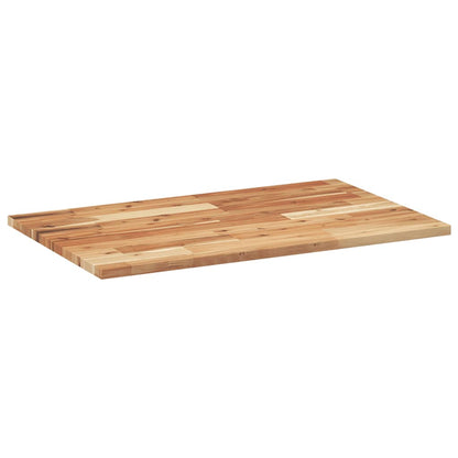 Bordplade 80x50x2 Cm Rektangulær Massivt Akacietræ - Billede 6