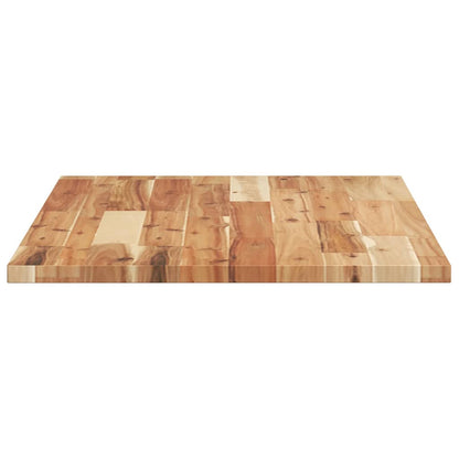 Bordplade 80x50x2 Cm Rektangulær Massivt Akacietræ - Billede 7