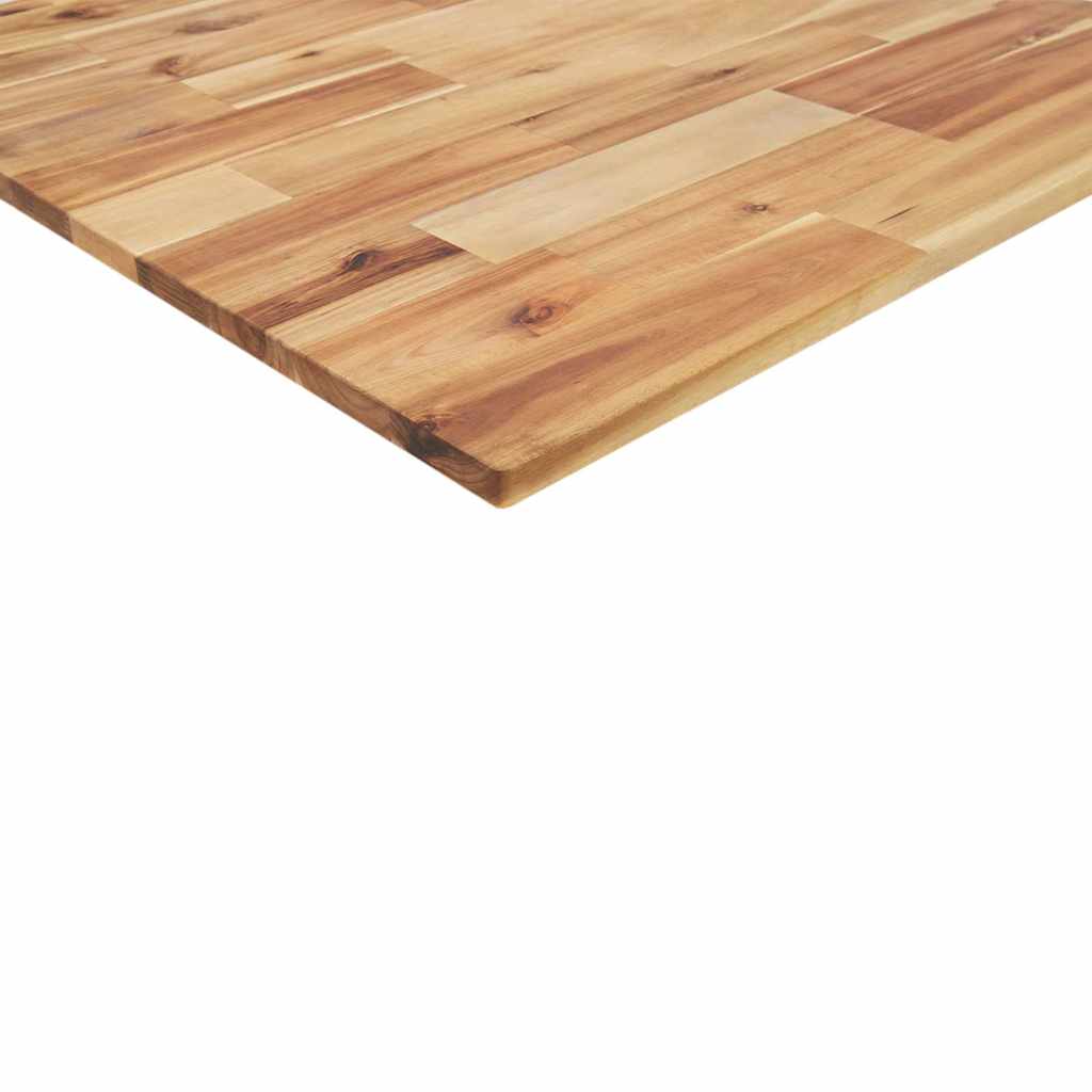 Bordplade 80x50x2 Cm Rektangulær Massivt Akacietræ - Billede 9