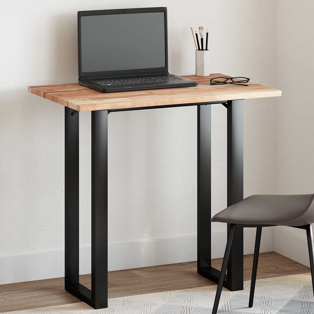 Bordplade 80x50x2 Cm Rektangulær Massivt Akacietræ - Hovedbillede