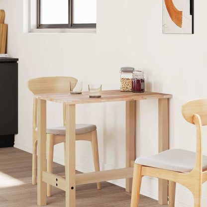 Bordplade 100x60x2 Cm Rektangulær Massivt Akacietræ - Billede 4