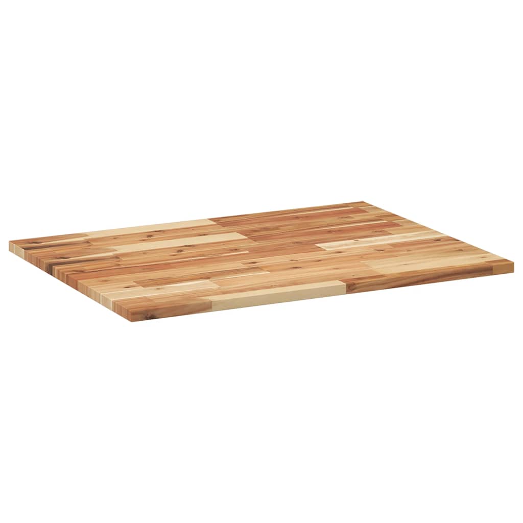 Bordplade 100x60x2 Cm Rektangulær Massivt Akacietræ - Billede 6