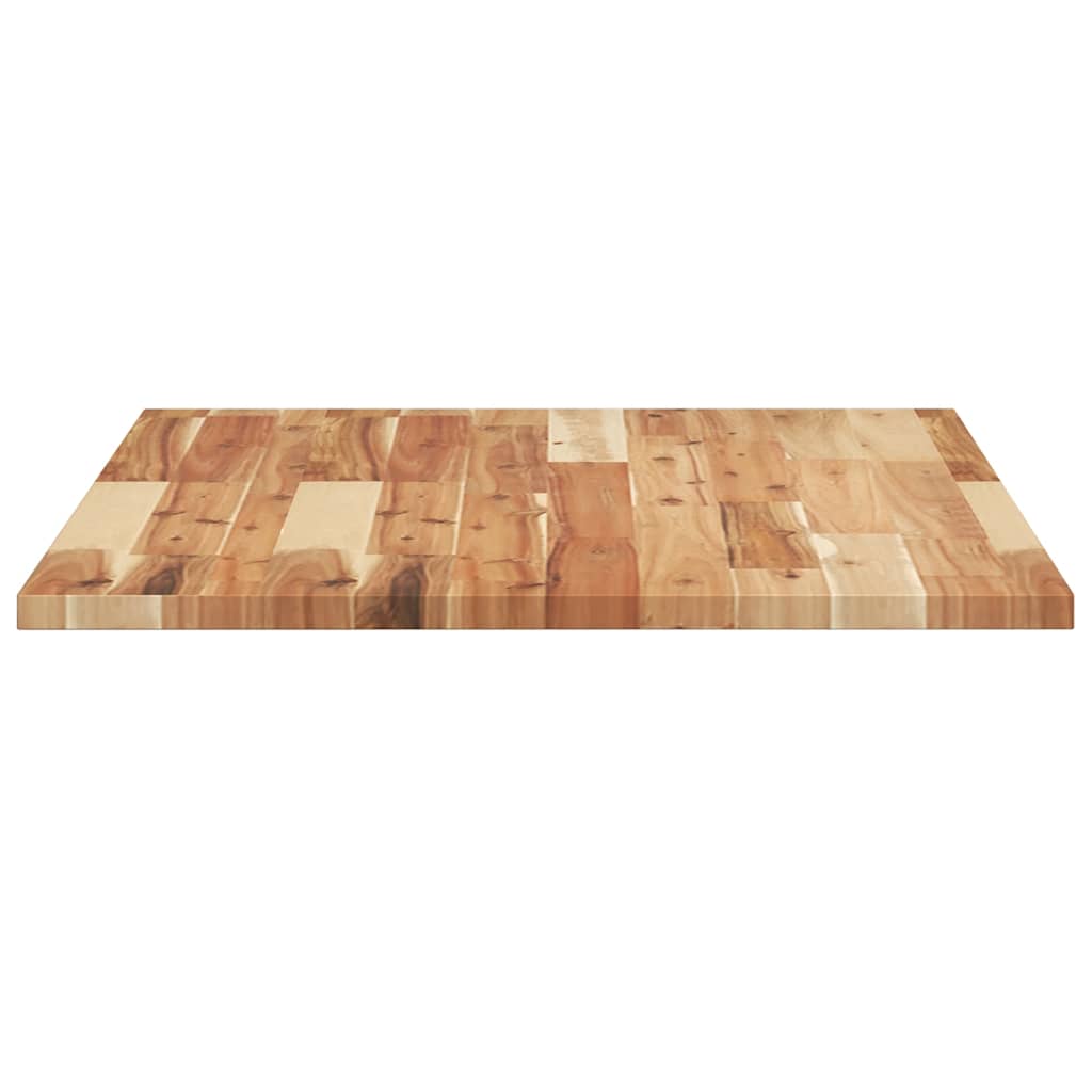 Bordplade 100x60x2 Cm Rektangulær Massivt Akacietræ - Billede 7