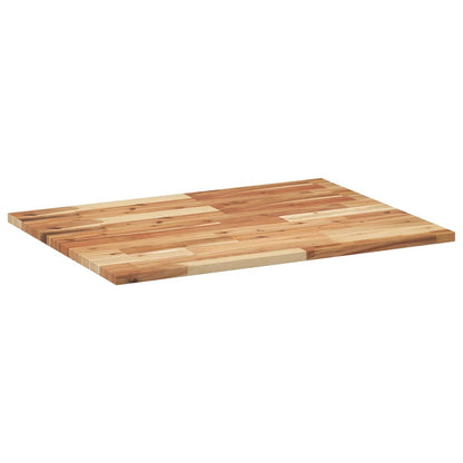 Bordplade 100x60x2 Cm Rektangulær Massivt Akacietræ - Billede 8