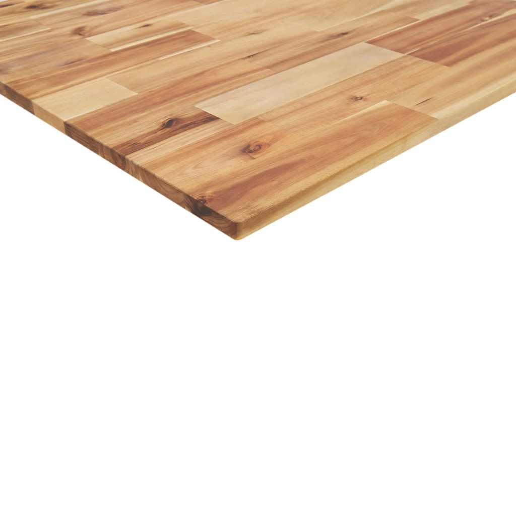 Bordplade 100x60x2 Cm Rektangulær Massivt Akacietræ - Billede 9