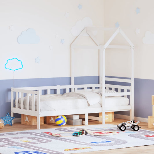 Daybed Med Tag Massivt Fyrretræ