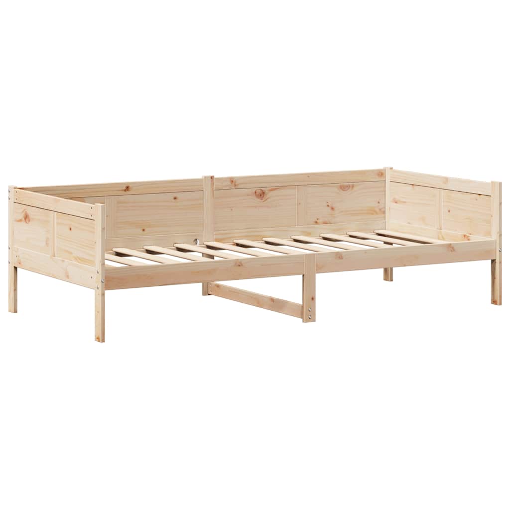 Daybed Med Tag 80x200 Cm Massivt Fyrretræ - Billede 6