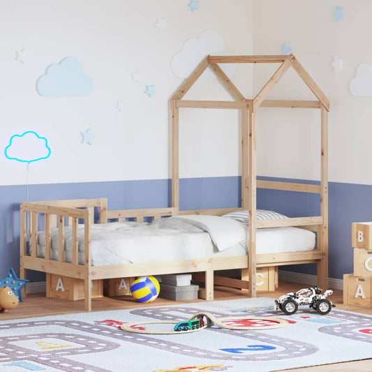 Daybed Med Tag Massivt Fyrretræ