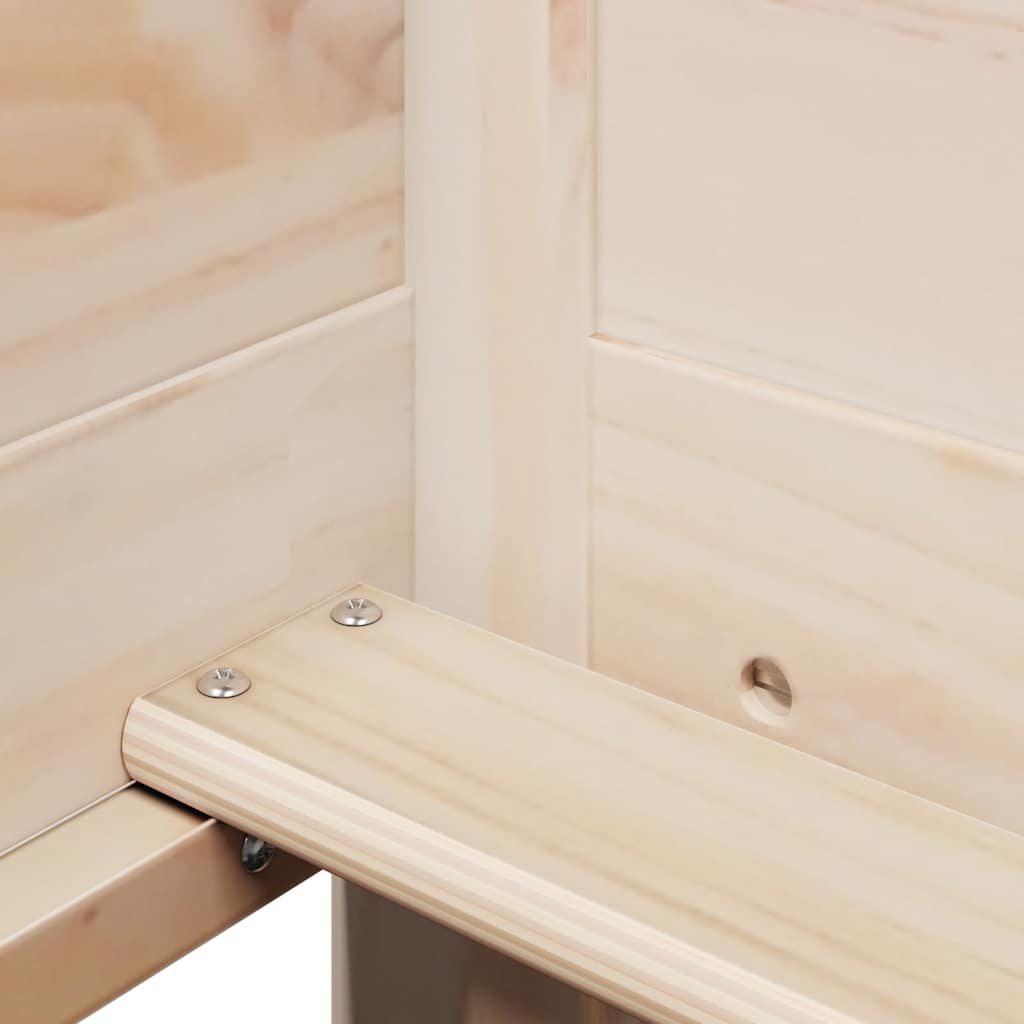 Daybed Med Tag Massivt Fyrretræ