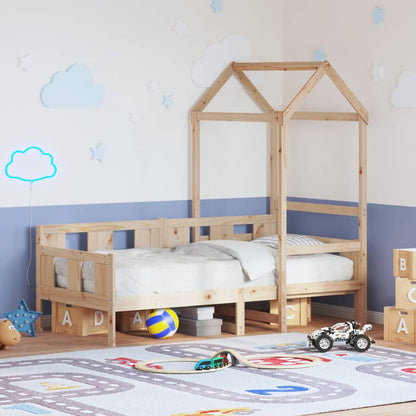 Daybed Med Tag Massivt Fyrretræ