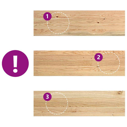 Trappemåtter 20 Stk Ubehandlet Massivt Egetræ Naturfarvet