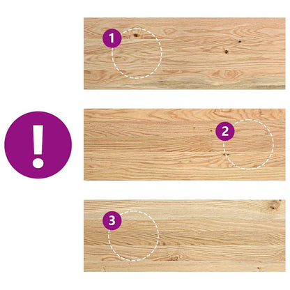 Trappemåtter 20 Stk Ubehandlet Massivt Egetræ Naturfarvet