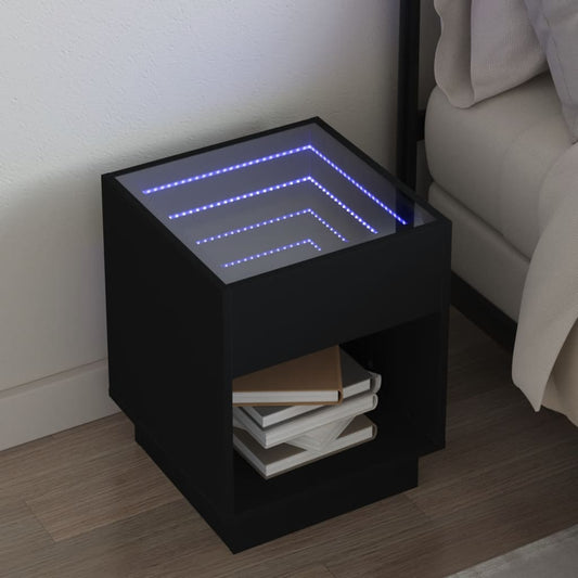 Sengebord Med Infinity Led-Lys
