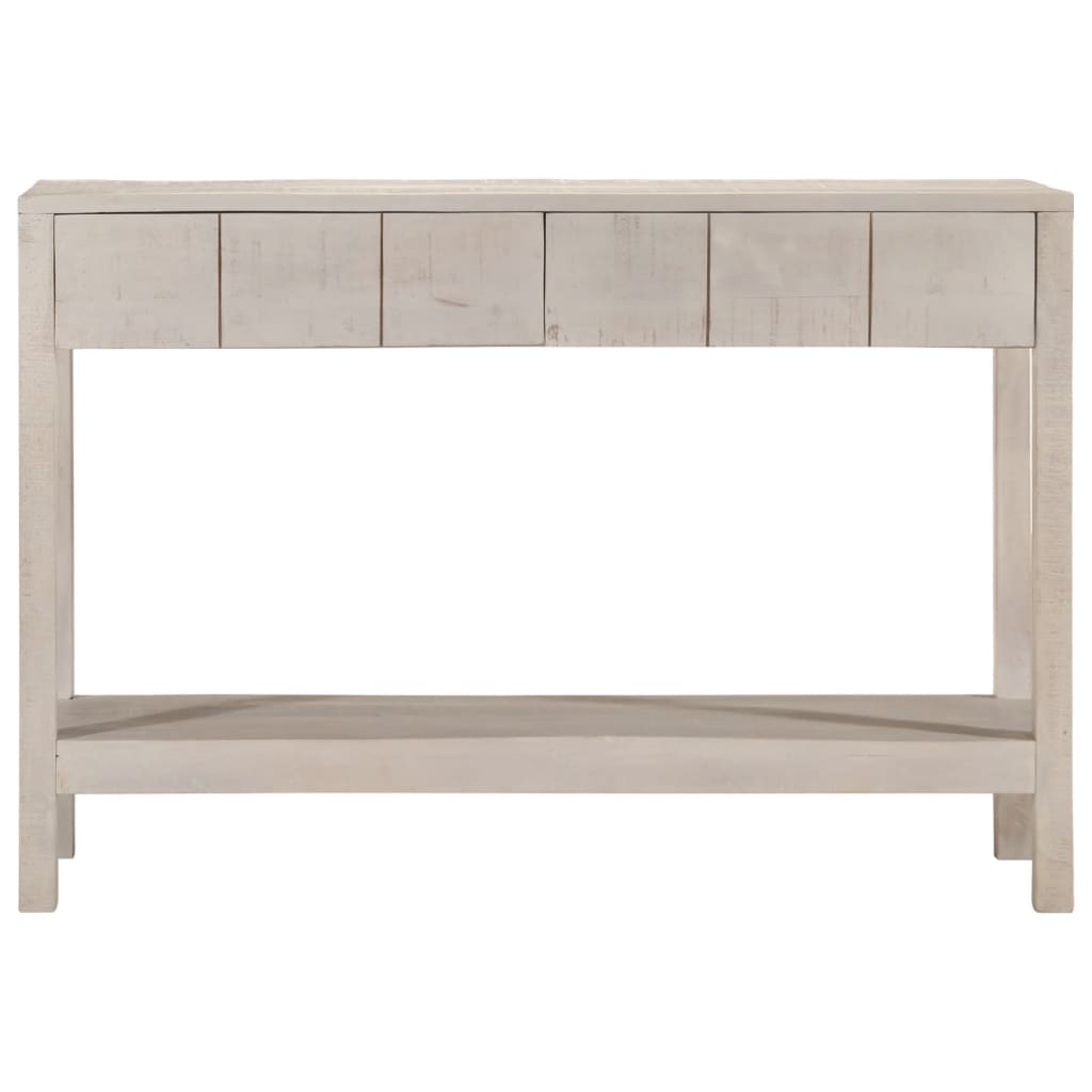 Konsolbord 110X35X75 Cm Massivt Mangotræ