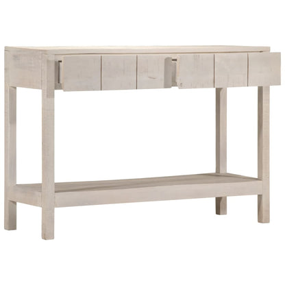 Konsolbord 110X35X75 Cm Massivt Mangotræ
