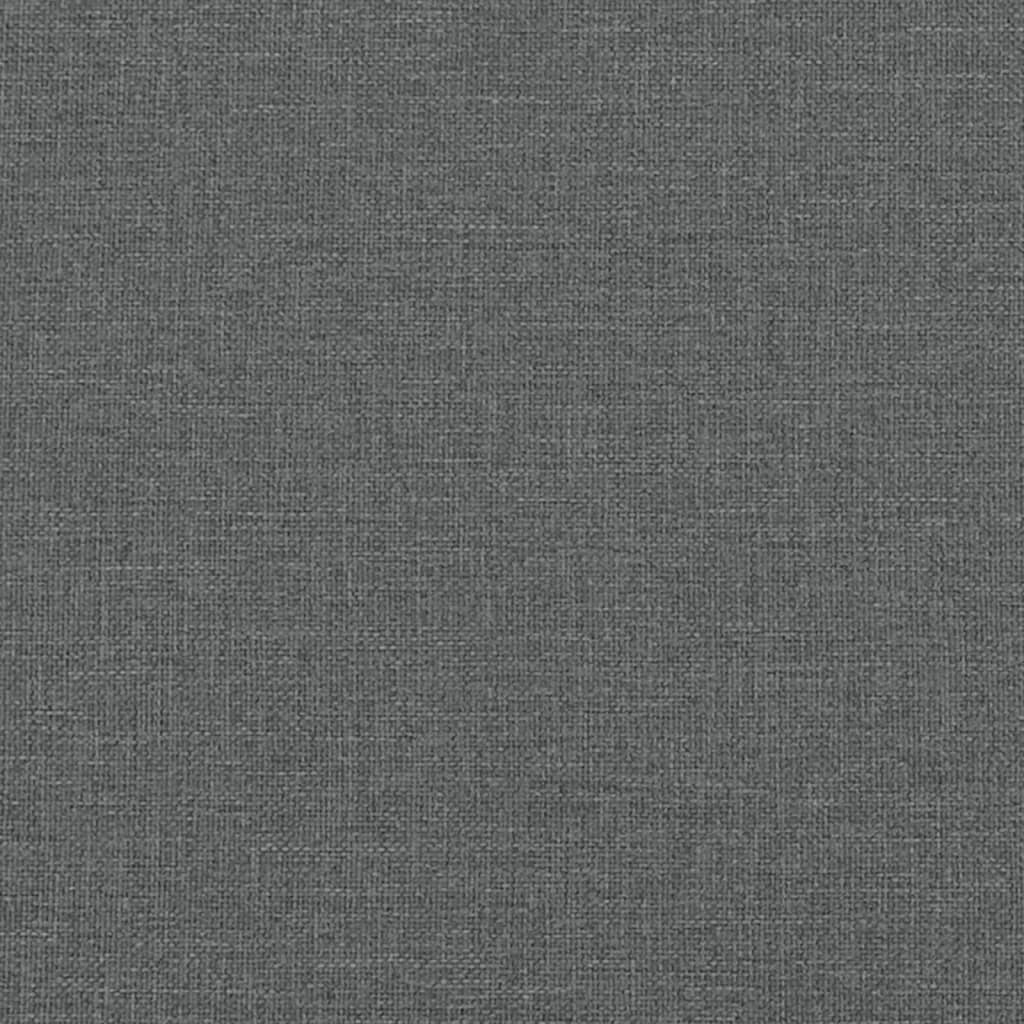 Kontinentalseng Med Madras 90x200 Cm Stof Mørkegrå - Billede 17