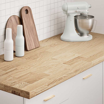 Køkkenbordplade Massivt Egetræ Rektangulær - Variant 4009006