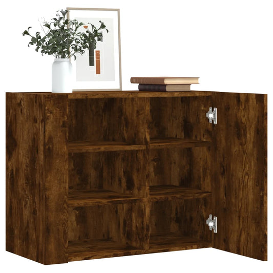 Vægskab 75X35X60 Cm Konstrueret Træ Etræsfarve