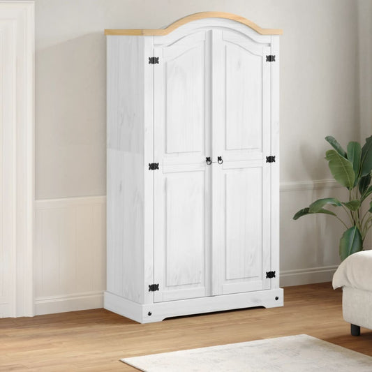 Klædeskab Corona 102x52x186 Cm Massivt Fyrretræ - Hovedbillede