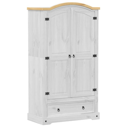 Klædeskab Corona 102x52x186 Cm Massivt Fyrretræ - Billede 2