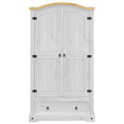 Klædeskab Corona 102x52x186 Cm Massivt Fyrretræ - Billede 4