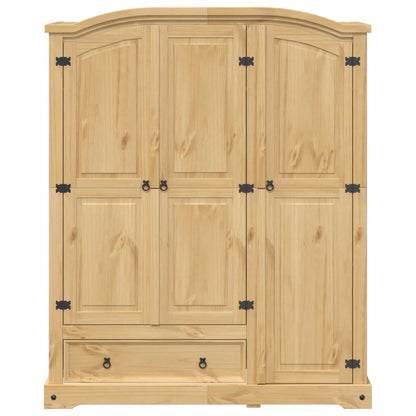 Klædeskab Corona 151,5x52x186 Cm Massivt Fyrretræ - Billede 4