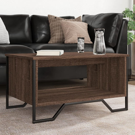 Sofabord 75X51X40 Cm Konstrueret Træ Etræsfarve