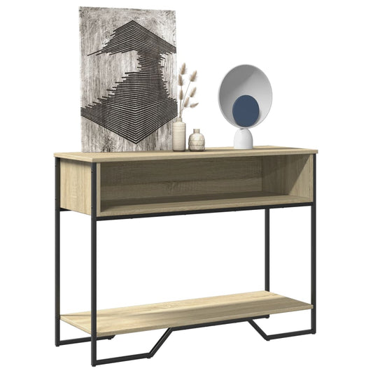 Konsolbord 100X35X74,5 Cm Konstrueret Træ