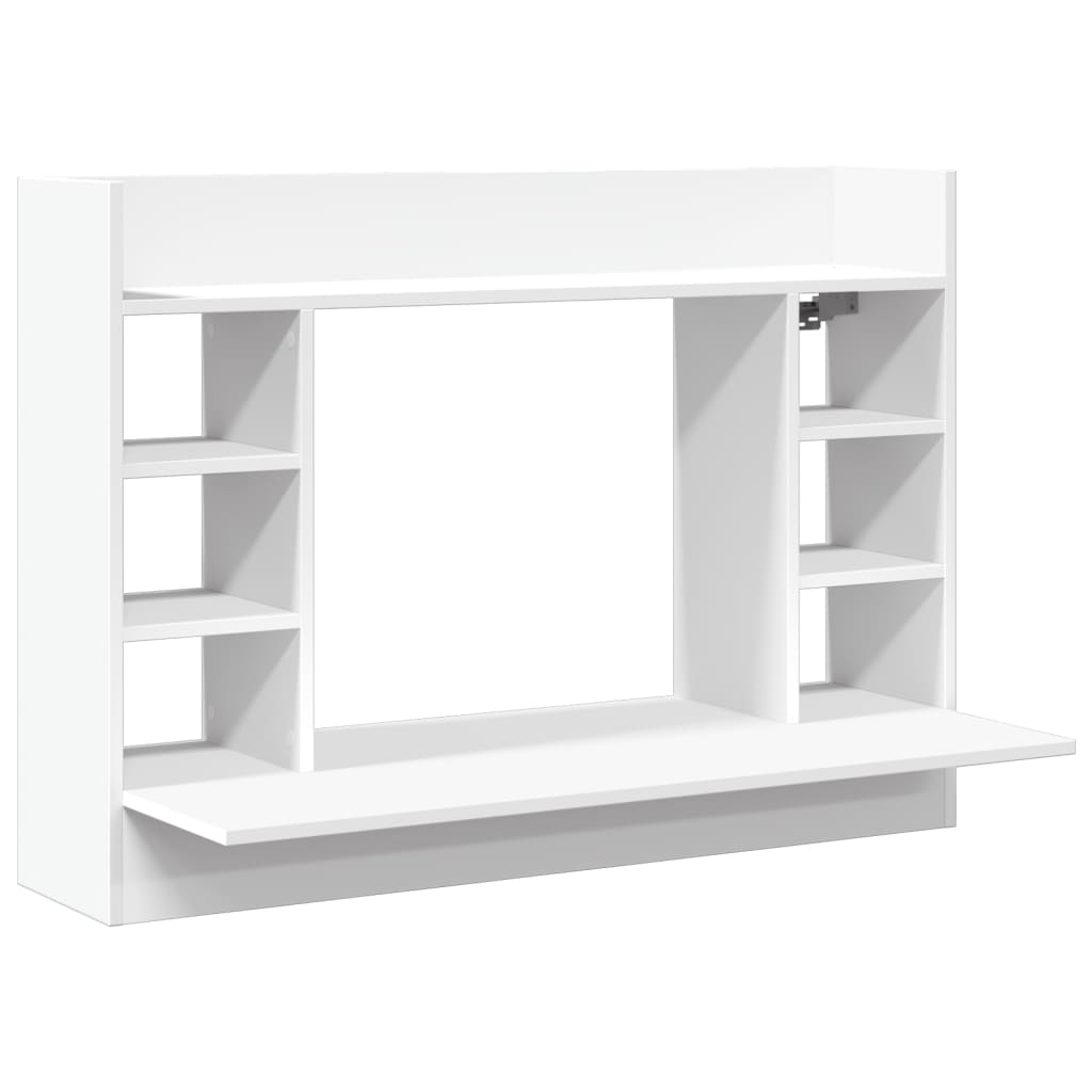 Væghængt Skrivebord 105X48X75 Cm Konstrueret Træ