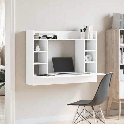 Væghængt Skrivebord 105X48X75 Cm Konstrueret Træ