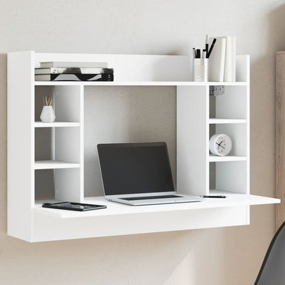 Væghængt Skrivebord 105X48X75 Cm Konstrueret Træ