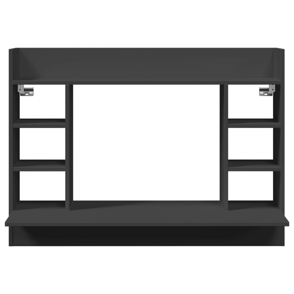 Væghængt Skrivebord 105X48X75 Cm Konstrueret Træ