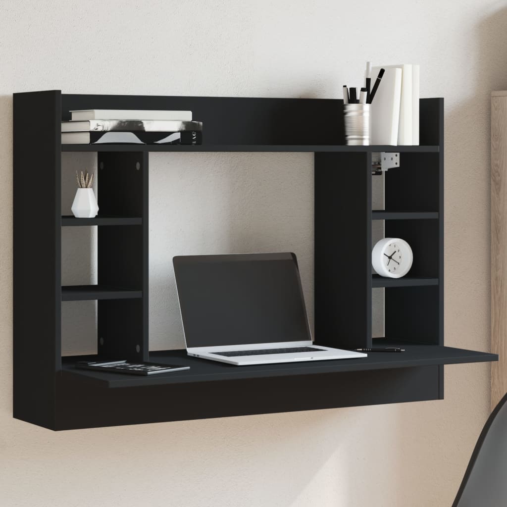 Væghængt Skrivebord 105X48X75 Cm Konstrueret Træ