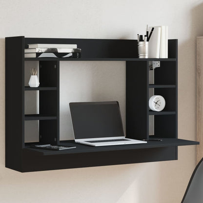 Væghængt Skrivebord 105X48X75 Cm Konstrueret Træ