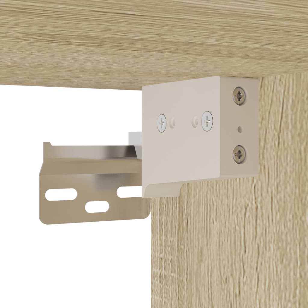 Væghængt Skrivebord 105X48X75 Cm Konstrueret Træ